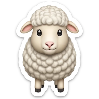 sheep standing sticker