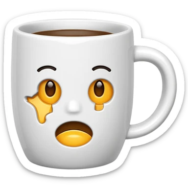 cracked mug sticker
