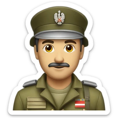 Serbian solider sticker