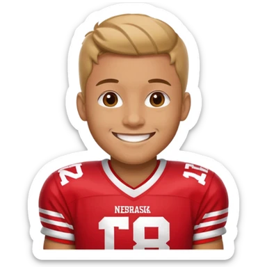 Nebraska corn husker  sticker