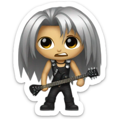 Heavy metal underground sticker