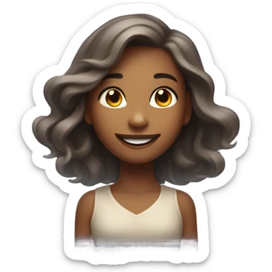 Light Girl Nailed it sticker