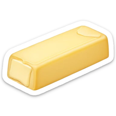 a stick of butter sticker