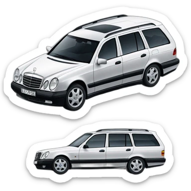 Mercedes e class kombi from 1997 sticker