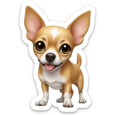 Chihuahua blowing kisses sticker