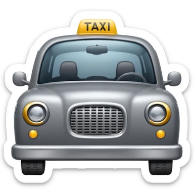 grey taxi sticker