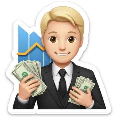 Corporate banking sales emoji sticker