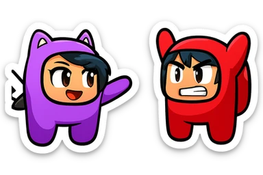 Extract the character from the background, including the clothes and accessories they are wearing, and place on a transparent background. Keep the original style and appearance exactly the same. and extract the characters sticker