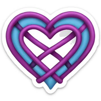 Heart with infinity sticker