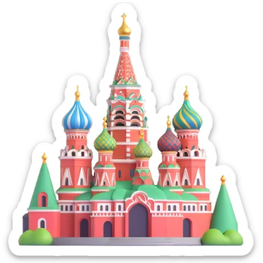 Saint Basil's Cathedral sticker