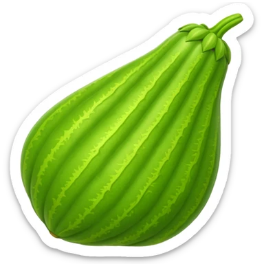Pointed gourd sticker