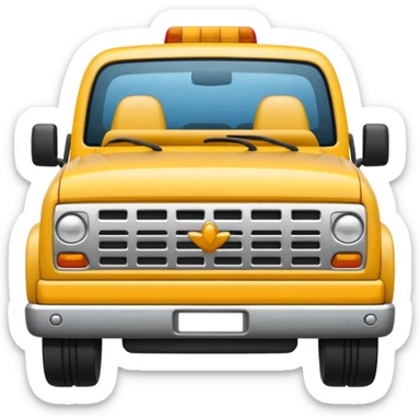 pickup emoji in Unicode text characters sticker