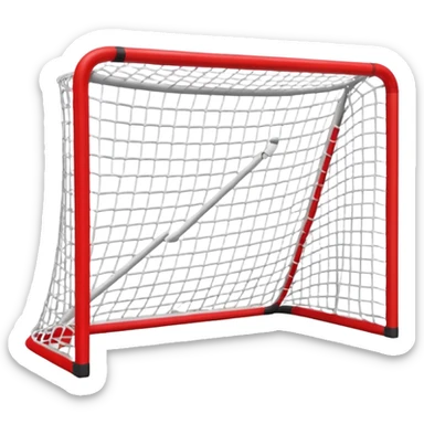 soccer goal hockey sticker