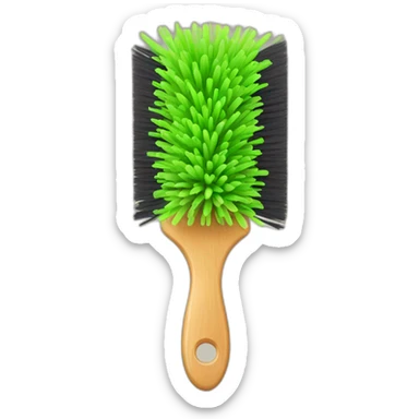 Brosse pour animal sticker