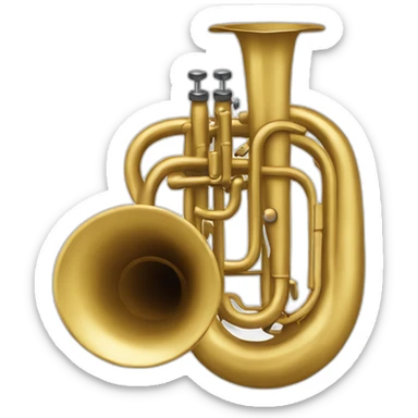 Écureuil jouant trompette sticker