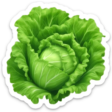 angry lettuce sticker