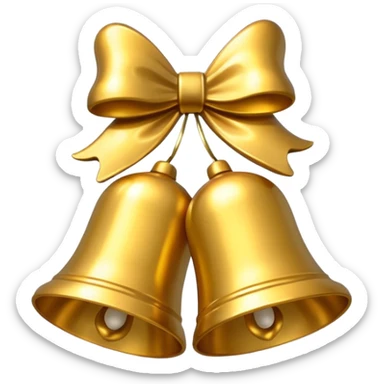 Christmas bells sticker