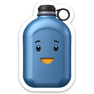 Water bottle – reusable canteen
 sticker