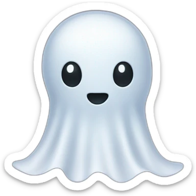 A baby toy ghost sticker