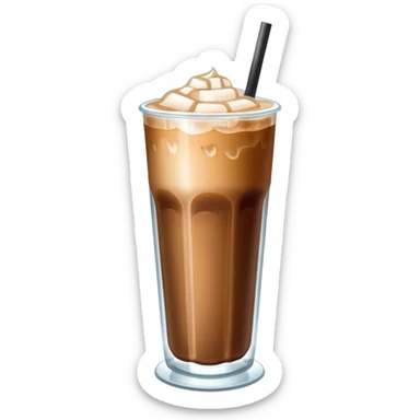 Ice coffee sticker