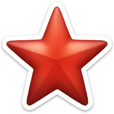 red star sticker