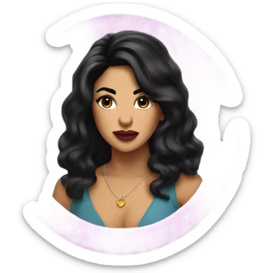 Selena astrology sign sticker