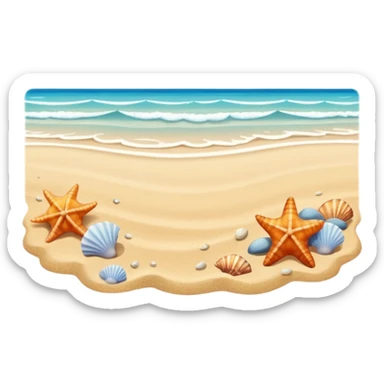 Beach sticker