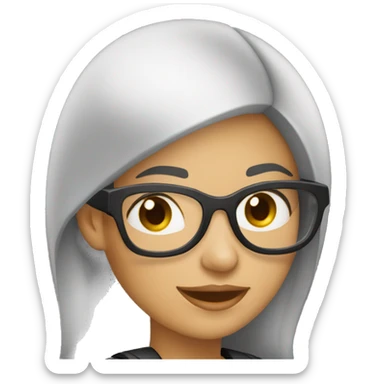 Mujer hermosa que lleva vestimenta moderna en moto sticker