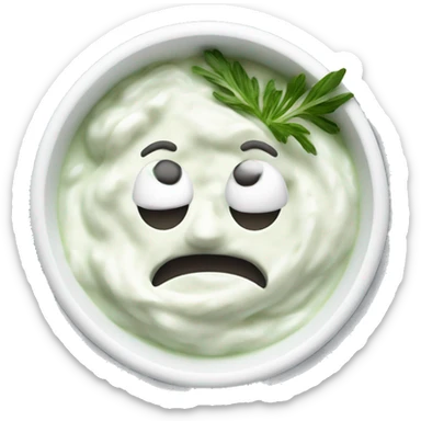 Tzatziki sauce sticker