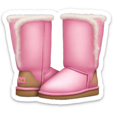 Pink uggs sticker