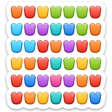 Whimsical fonts sticker