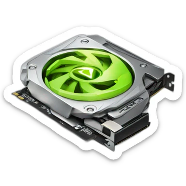 Nvidia graphics card sticker