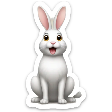 CONEJO SALTANDO sticker