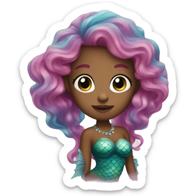 pretty mermaid  sticker