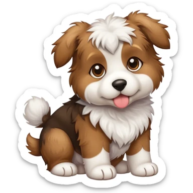 hound puppy full body sticker