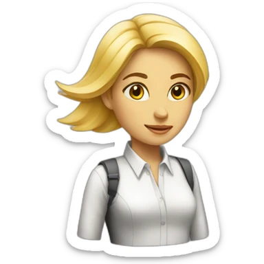 girl  architect sticker