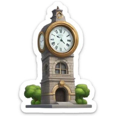 Horloge Mystic Falls city sticker