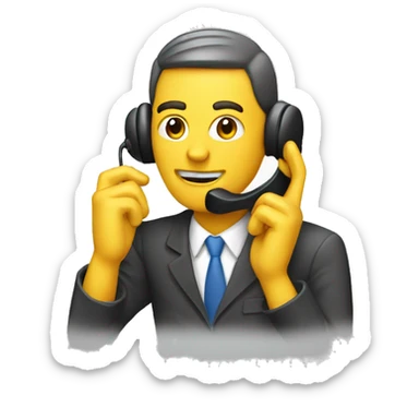 (telephone) receiver and driver sticker