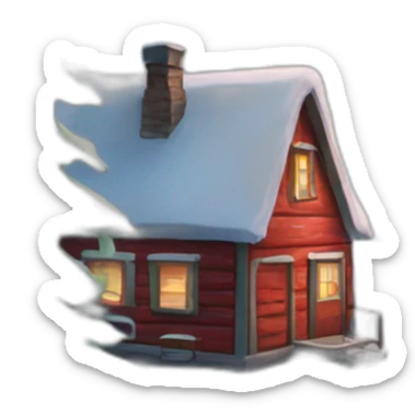 north pole country sticker
