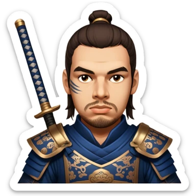 Vigilant Samurai sticker