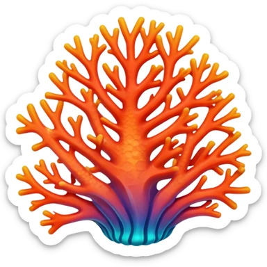 Coral sticker