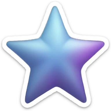 Half a star sticker
