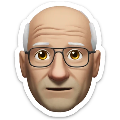 old bald man without glasses funny fivem gta 5 twitch content sticker