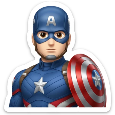 Captain America  sticker