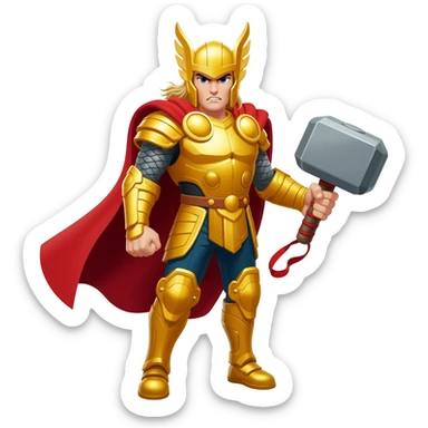 Thor emoji sticker