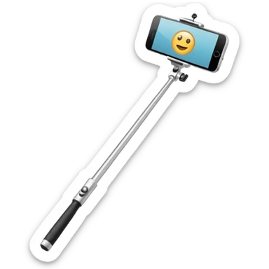 selfie stick sticker