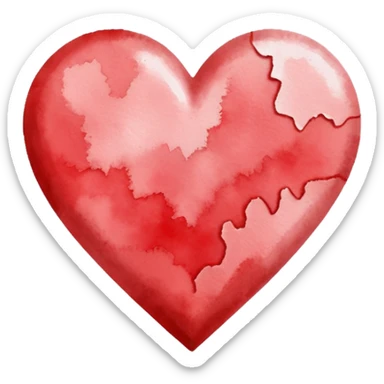 minimalist watercolor heart icon, monochromatic silver washes, soft bleeding edges, on textured white paper, serene and emotional, perfect for app icon, transparent background, flat lay --style raw --stylize 150 sticker