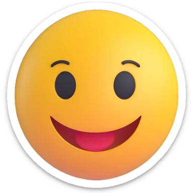 3D smiley emoji, round shape, friendly face, with the text "bro" sticker