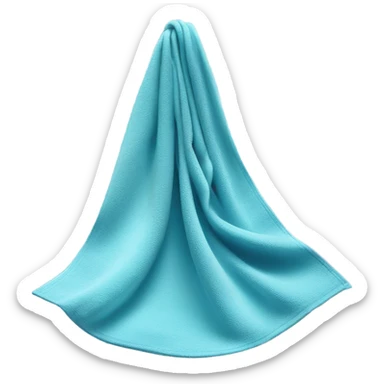 towel being wrung out of water sticker