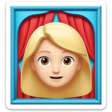 A 3D cartoon movie advertisement poster hanging on a wall, colorful cinematic design, visible border, flat lighting, Memoji-style. sticker